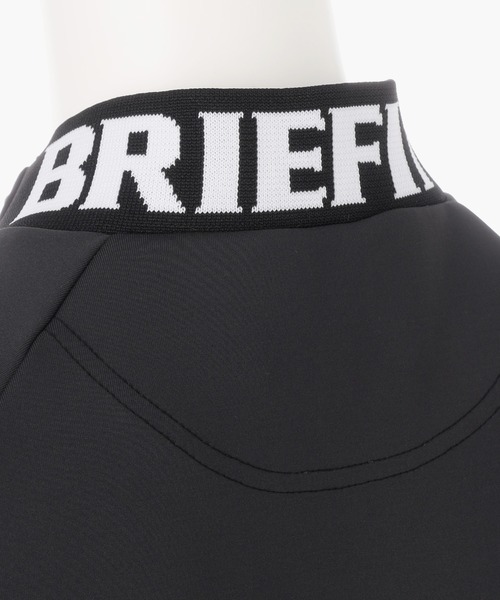 BRIEFING（ブリーフィング）の「【ブリーフィングゴルフ】WOMENS LOGO BACK RIB HIGH NECK ONE PIECE／ウイメンズロゴバックリブハイネックワンピース（ワンピース・レディース・ブラック/ネイビー・M/S）」の4枚目の写真