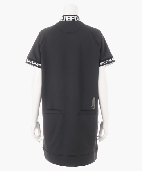 BRIEFING（ブリーフィング）の「【ブリーフィングゴルフ】WOMENS LOGO BACK RIB HIGH NECK ONE PIECE／ウイメンズロゴバックリブハイネックワンピース（ワンピース・レディース・ブラック/ネイビー・M/S）」の3枚目の写真