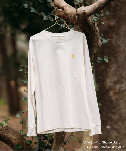 tシャツ Tシャツ 「TETERA×ドラえもん」外気浴サウナLST / プリント ロングスリーブ Tシャツ tete22-019 レディース メンズ TETERA tシャツ Tシャツ 「TETERA×ドラえもん」外気浴サウナLST