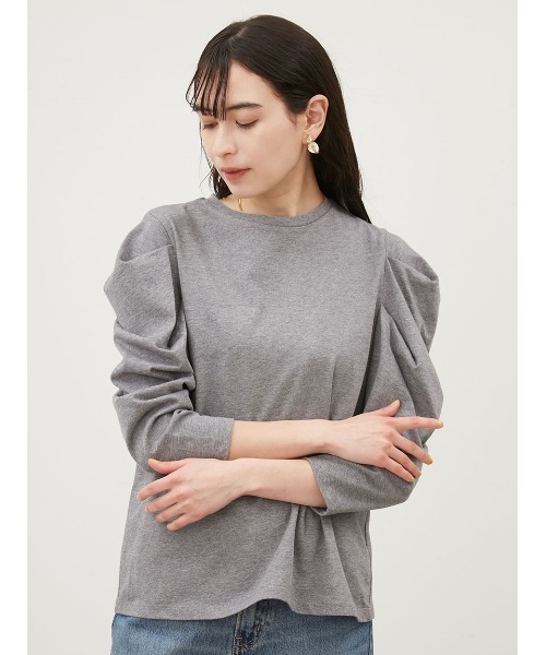 専用♡Mila owen 16AW 美品 ボリュームスリーブ トップス Mila Owen（ミラオーウェン）の「スリーブデザインカットトップス（T