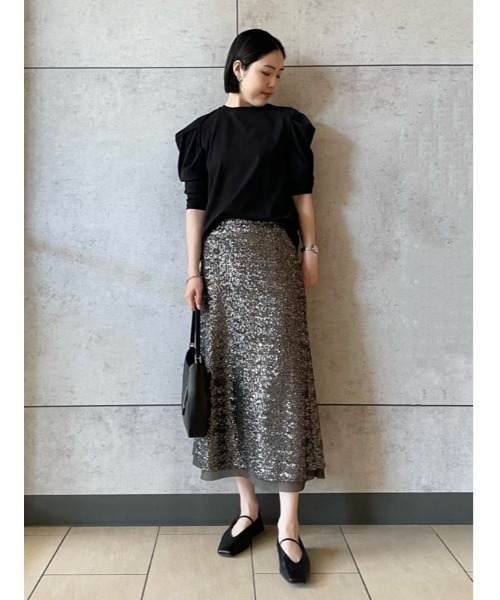 tシャツ スリーブデザインカットドッキングトップス レディース スリーブデザインカットドッキングトップス（Mila Owen