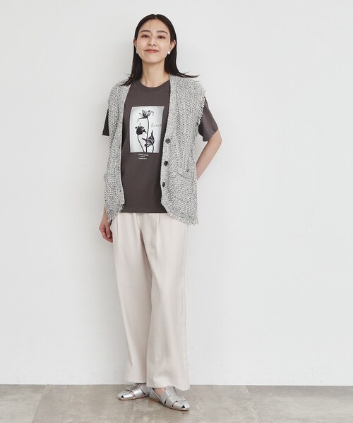 THE SHOP TK (ザ ショップ ティーケー )の「◆ツイード風クラシカルベスト/手洗い可(ベスト・レディース・ベージュ系その他7/ブルー系その他5・99)」の7枚目の写真