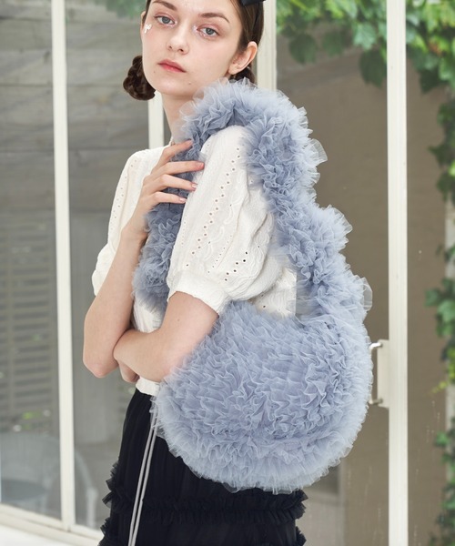 Lovilyn（ラヴィリン）の「マルチウェイチュールバッグ（ショルダーバッグ・レディース・ブルー/ホワイト/ピンク・FREE）」の2枚目の写真