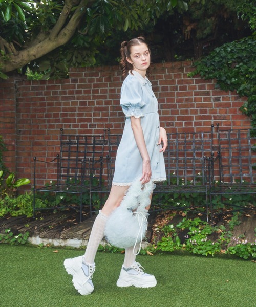 Lovilyn（ラヴィリン）の「マルチウェイチュールバッグ（ショルダーバッグ・レディース・ブルー/ホワイト/ピンク・FREE）」の12枚目の写真