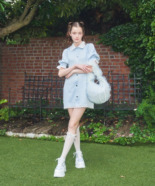 Lovilyn（ラヴィリン）の「マルチウェイチュールバッグ（ショルダーバッグ・レディース・ブルー/ホワイト/ピンク・FREE）」の9枚目の写真