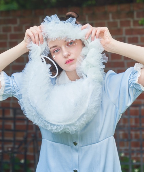 Lovilyn（ラヴィリン）の「マルチウェイチュールバッグ（ショルダーバッグ・レディース・ブルー/ホワイト/ピンク・FREE）」の7枚目の写真