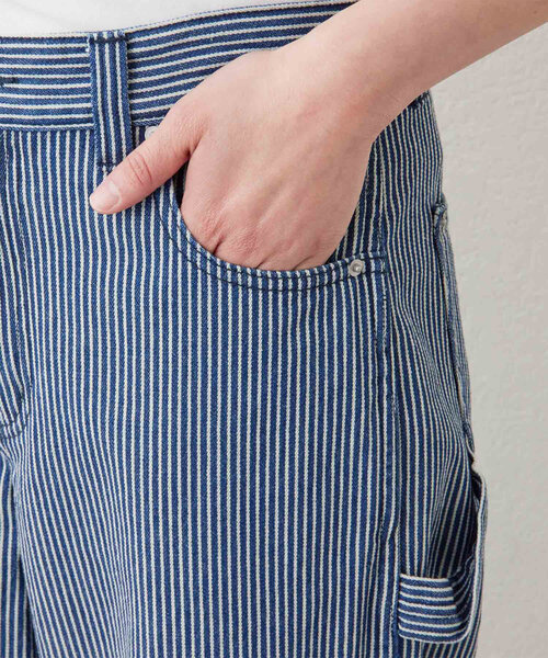 GALLARDAGALANTE（ガリャルダガランテ）の「ルーズヒッコリーパンツ（その他パンツ・レディース・ネイビー・1/0）」の20枚目の写真