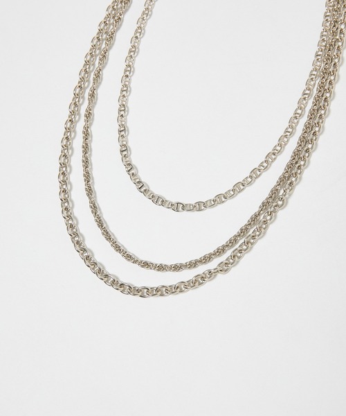 JUNRED（ジュンレッド）の「ital. from JUNRed / 2way triple wallet chain（ウォレットチェーン・メンズ・シルバー・FREE）」の3枚目の写真