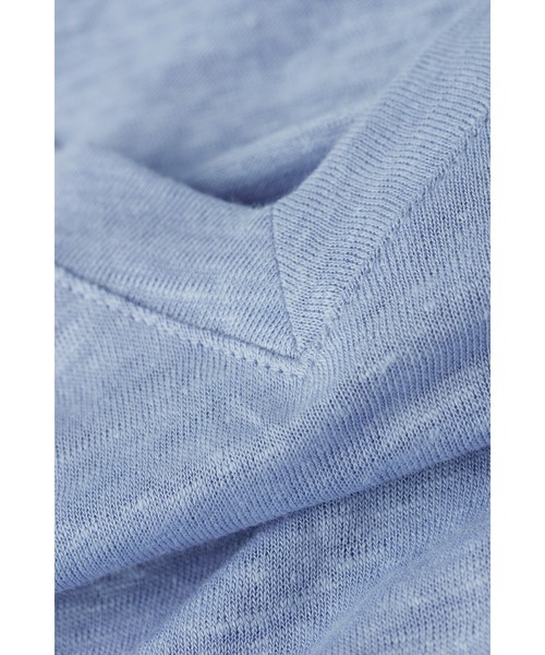 Intimissimi(インティミッシミ)の「The Pure Linen リネン Vネック ショートスリーブ Tシャツ(Tシャツ/カットソー・レディース・インディゴブルー/サンドベージュ/スカイブルー/ホワイト/カーキ/ピンクベージュ/モカ・M/S/L)」の13枚目の写真