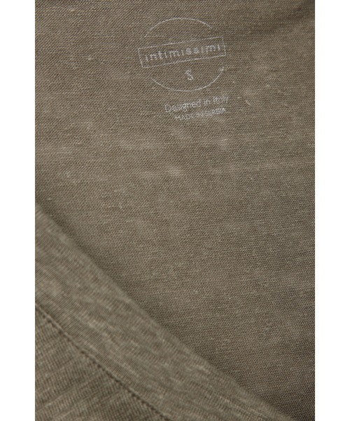 Intimissimi(インティミッシミ)の「The Pure Linen リネン Vネック ショートスリーブ Tシャツ(Tシャツ/カットソー・レディース・インディゴブルー/サンドベージュ/スカイブルー/ホワイト/カーキ/ピンクベージュ/モカ・M/S/L)」の19枚目の写真
