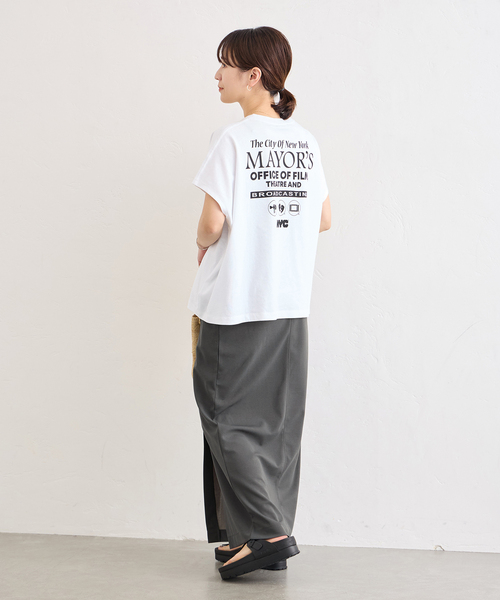 JOURNAL STANDARD（ジャーナルスタンダード）の「パーフェクトジャージーラップタイトスカート（スカート・レディース・チャコールグレー/ブラック・FREE）」の11枚目の写真