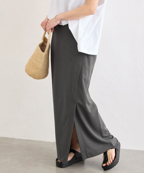 JOURNAL STANDARD（ジャーナルスタンダード）の「パーフェクトジャージーラップタイトスカート（スカート・レディース・チャコールグレー/ブラック・FREE）」の13枚目の写真