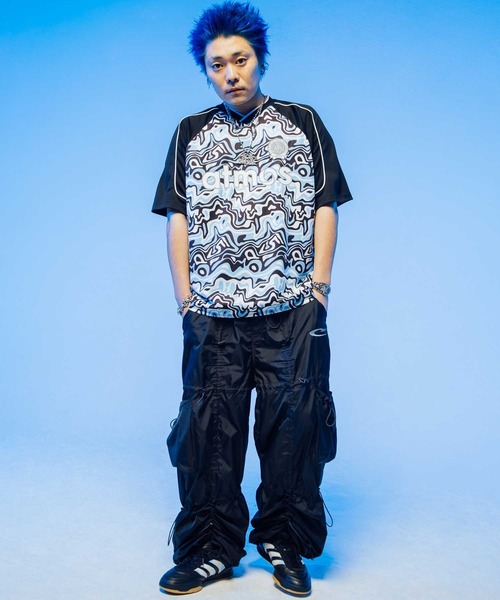 atmos(アトモス)の「atmos Camo Pattern Soccer Jersey / アトモス カモ パターン サッカー ジャージ(ジャージ・メンズ・ブラック・XXL/XL/L/M/S)」の9枚目の写真
