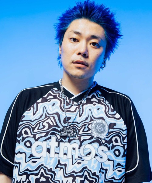 atmos(アトモス)の「atmos Camo Pattern Soccer Jersey / アトモス カモ パターン サッカー ジャージ(ジャージ・メンズ・ブラック・XXL/XL/L/M/S)」の8枚目の写真