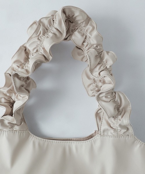 【Zimmermann】Calyxe Tote レザートートバッグ/フリル Zimmermann ZIMMERMANN CALYXE TOTE | REVERSIBLE