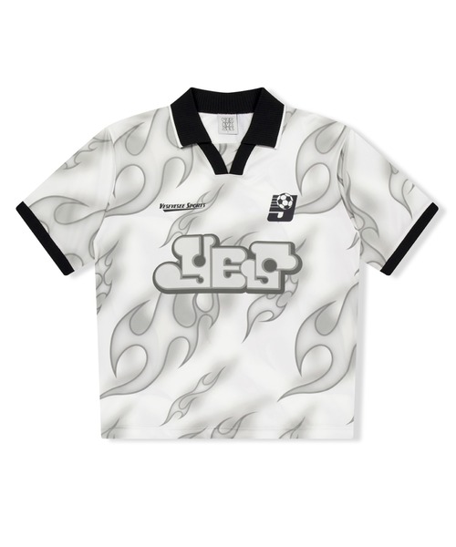 YESEYESEE（イエスアイシー）の「Y.E.S Flame Football Jersey