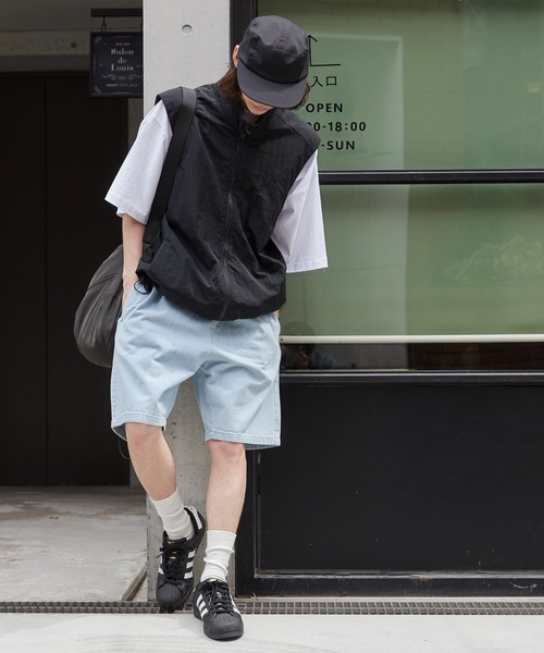 WEGO（ウィゴー）の「WEGO/リラックスイージーショーツ（チノパンツ・メンズ・ホワイト/ダークグレー/ライトインディゴブルー/オリーブ/ブラック/ベージュ/グレー系その他/レッド系その他/ブルー系その他・SMALL/MEDIUM/LARGE）」の11枚目の写真