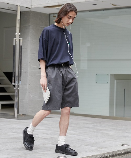 WEGO（ウィゴー）の「WEGO/リラックスイージーショーツ（チノパンツ・メンズ・ホワイト/ダークグレー/ライトインディゴブルー/オリーブ/ブラック/ベージュ/グレー系その他/レッド系その他/ブルー系その他・SMALL/MEDIUM/LARGE）」の17枚目の写真