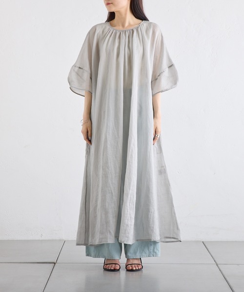 PUAL CE CIN（ピュアルセシン）の「ラミーワンピース（ワンピース・レディース・ブルー/ライトグレー/ブラック・FREE）」の19枚目の写真