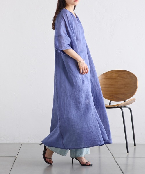 PUAL CE CIN（ピュアルセシン）の「ラミーワンピース（ワンピース・レディース・ブルー/ライトグレー/ブラック・FREE）」の12枚目の写真