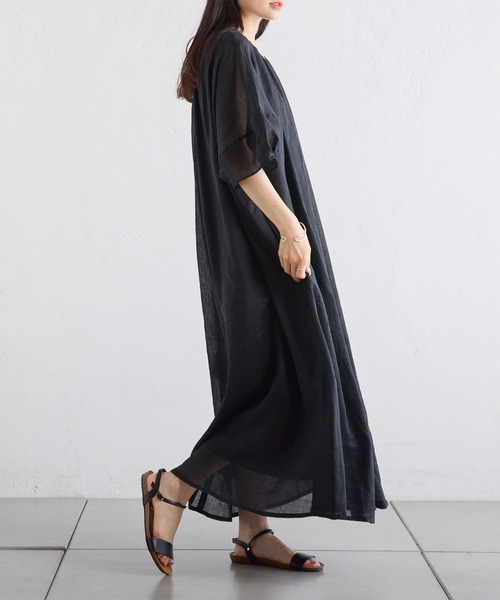 PUAL CE CIN（ピュアルセシン）の「ラミーワンピース（ワンピース・レディース・ブルー/ライトグレー/ブラック・FREE）」の16枚目の写真