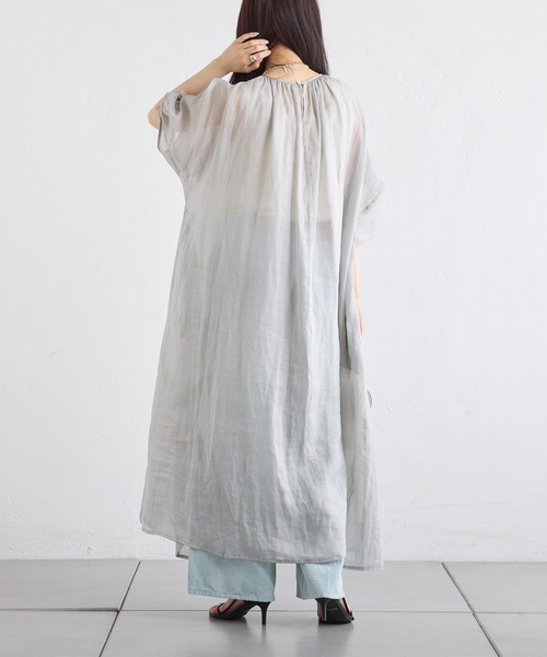 PUAL CE CIN（ピュアルセシン）の「ラミーワンピース（ワンピース・レディース・ブルー/ライトグレー/ブラック・FREE）」の7枚目の写真