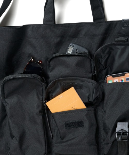 BAGJACK(バッグジャック)の「BAICYCLON by bagjack MULTI POCKETS 2WAY (BCL-68)(トートバッグ・メンズ・ブラック・FREE)」の7枚目の写真