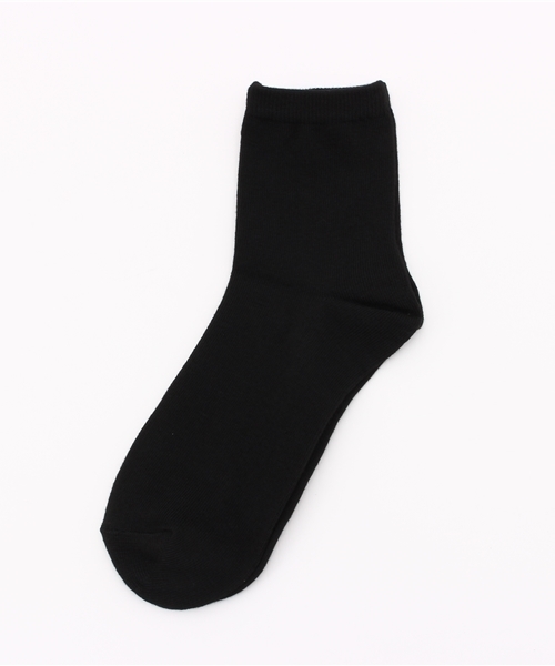 WEGO（ウィゴー）の「WEGO/カラー無地ソックス（ソックス/靴下・レディース・ワイン/カーキ/キャメル/イエロー/ネイビー/グレー/ターコイズブルー/レッド/ホワイト/ブラック・FREE）」の3枚目の写真