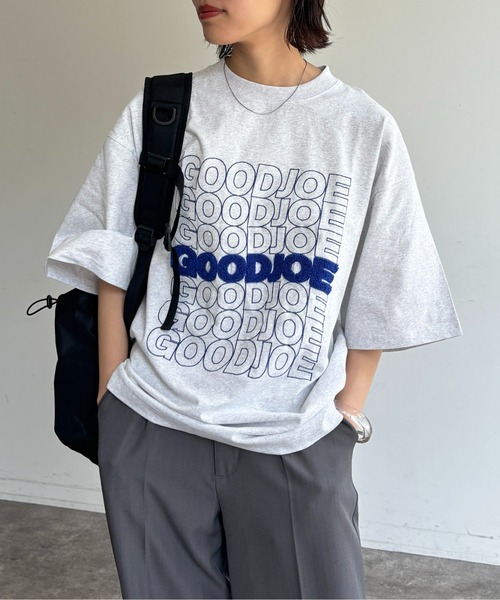 CPCM（シーピーシーエム）の「レタリングサガラ刺繍T（Tシャツ/カットソー・レディース・ブラック/ホワイト/ネイビー/グレー/グリーン/ホワイト系その他・MEDIUM/LARGE）」の14枚目の写真