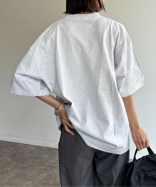 CPCM（シーピーシーエム）の「レタリングサガラ刺繍T（Tシャツ/カットソー・レディース・ブラック/ホワイト/ネイビー/グレー/グリーン/ホワイト系その他・MEDIUM/LARGE）」の12枚目の写真