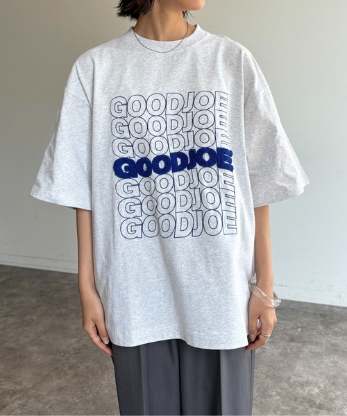 CPCM（シーピーシーエム）の「レタリングサガラ刺繍T（Tシャツ/カットソー・レディース・ブラック/ホワイト/ネイビー/グレー/グリーン/ホワイト系その他・MEDIUM/LARGE）」の10枚目の写真