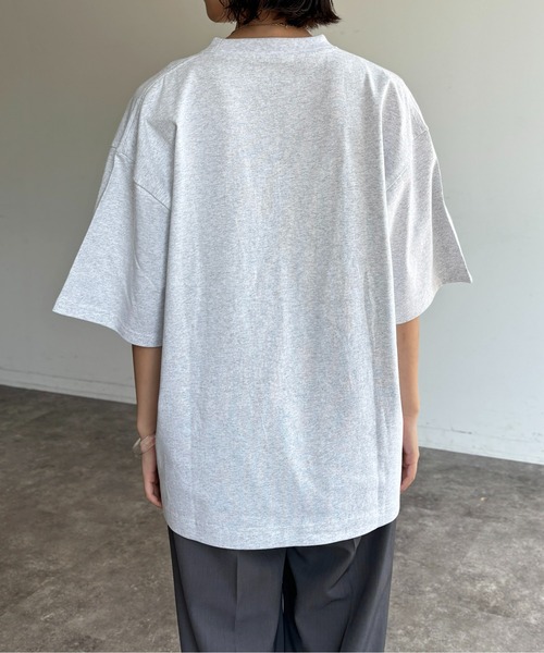 CPCM（シーピーシーエム）の「レタリングサガラ刺繍T（Tシャツ/カットソー・レディース・ブラック/ホワイト/ネイビー/グレー/グリーン/ホワイト系その他・MEDIUM/LARGE）」の9枚目の写真