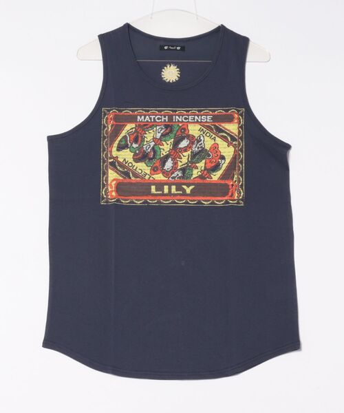 チャイハネ（チャイハネ）の「【チャイハネ】マッチ香プリントMEN'Sタンクトップ（タンクトップ・メンズ・ブラック/カーキ/オフホワイト/ブラウン/グリーン/レッド/ネイビー/オレンジ/ライトベージュ/ブルー系その他/ホワイト/レッド系その他・FREE）」の9枚目の写真