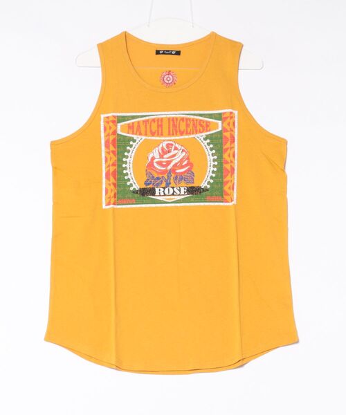 チャイハネ(チャイハネ)の「【チャイハネ】マッチ香プリントMEN'Sタンクトップ(タンクトップ・メンズ・ブラック/カーキ/オフホワイト/ブラウン/グリーン/レッド/ネイビー/オレンジ/ライトベージュ/ブルー系その他/ホワイト/レッド系その他/グレー/マスタード/ブルー・FREE)」の12枚目の写真
