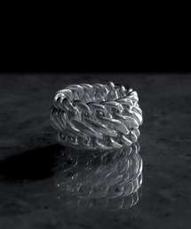 YArKA（ヤーカ）の「【YArKA/ヤーカ】[egoistic series] intertwining of chain ring [cyb4] / 複雑に絡むチェーンリング Y2404BWR5266（リング）」