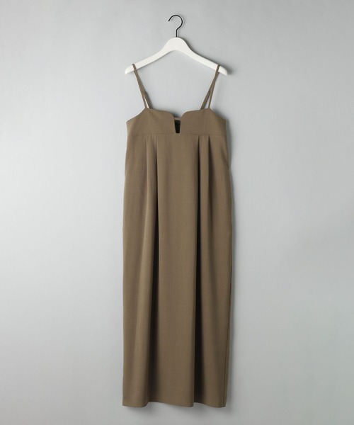 e/rm(イーアールエム)の「【e/rm】コクーンキャミワンピース(ワンピース・レディース・ライトブラウン/ブラック/ライトベージュ・FREE)」の3枚目の写真