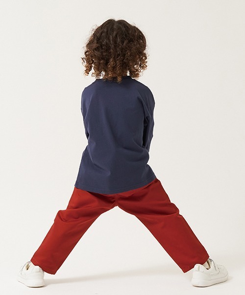 b・ROOM(ビールーム)の「スケーターパンツ(その他パンツ・キッズ・ブルーグレー/ブラック/モスグリーン/レッド/ベージュ/マスタード・100cm/110cm/120cm/130cm/140cm/150cm)」の7枚目の写真