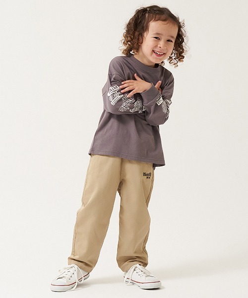 b・ROOM(ビールーム)の「スケーターパンツ(その他パンツ・キッズ・ブルーグレー/ブラック/モスグリーン/レッド/ベージュ/マスタード・100cm/110cm/120cm/130cm/140cm/150cm)」の8枚目の写真