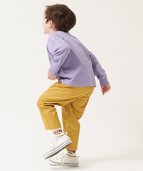 b・ROOM(ビールーム)の「スケーターパンツ(その他パンツ・キッズ・ブルーグレー/ブラック/モスグリーン/レッド/ベージュ/マスタード・100cm/110cm/120cm/130cm/140cm/150cm)」の10枚目の写真