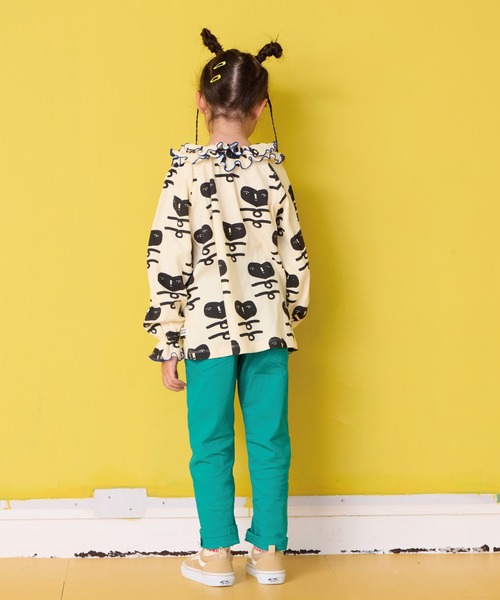 HOGAN RANCH WEAR（ホーガンランチウエア）の「ワッフルダブルカラーカットソー（Tシャツ/カットソー・キッズ・ラベンダー/ミント/ライトグレー/オフホワイト・80/90/100/110/120/130/140/150）」の13枚目の写真