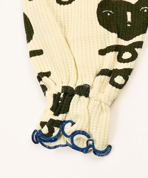 HOGAN RANCH WEAR（ホーガンランチウエア）の「ワッフルダブルカラーカットソー（Tシャツ/カットソー・キッズ・ラベンダー/ミント/ライトグレー/オフホワイト・80/90/100/110/120/130/140/150）」の7枚目の写真