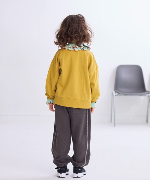 HOGAN RANCH WEAR（ホーガンランチウエア）の「ワッフルダブルカラーカットソー（Tシャツ/カットソー・キッズ・ラベンダー/ミント/ライトグレー/オフホワイト・80/90/100/110/120/130/140/150）」の9枚目の写真