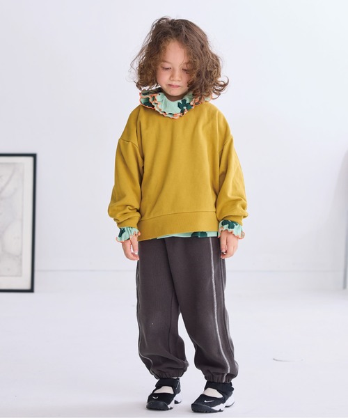 HOGAN RANCH WEAR（ホーガンランチウエア）の「ワッフルダブルカラーカットソー（Tシャツ/カットソー・キッズ・ラベンダー/ミント/ライトグレー/オフホワイト・80/90/100/110/120/130/140/150）」の10枚目の写真