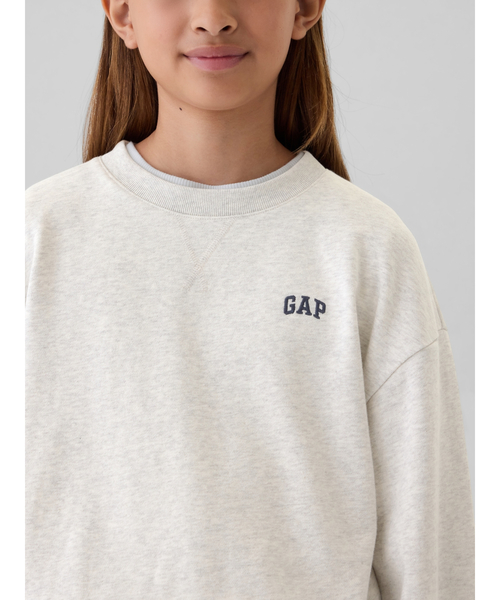 GAP(ギャップ)の「Gapミニロゴ スウェット・トレーナー (キッズ)(スウェット・キッズ・ネイビー/ライトグレー・150cm/120cm/160cm/130cm/140cm)」の10枚目の写真