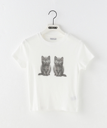 【Attends / アテンズ】NERO CAT TEE SHIRT