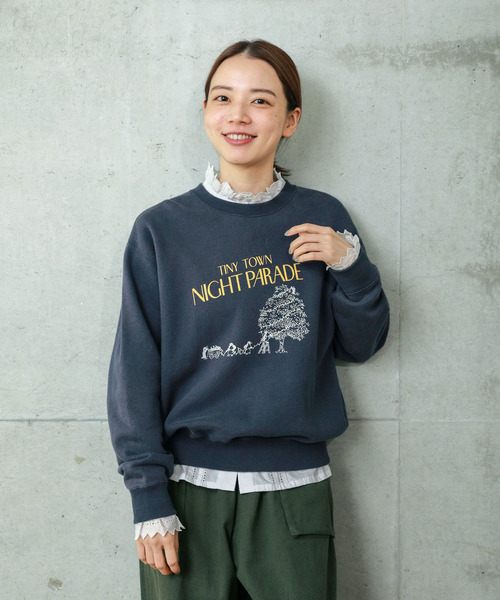 PAR ICI(パーリッシィ)の「PENGUIN NIGHT PARADE スウェット(スウェット・レディース・レッド/ホワイト/ネイビー・FREE)」の5枚目の写真