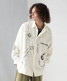 HARE | ドローイングモチーフシャツLS(HARE)(シャツ/ブラウス)