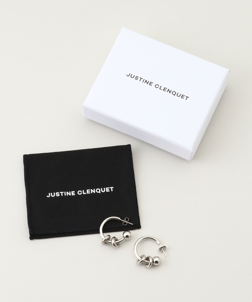 JOINT WORKS（ジョイントワークス）の「JUSTINE CLENQUET ALAN EARRINGS　30JC01ALAN1（ピアス（両耳用）・レディース・シルバー・FREE）」の3枚目の写真