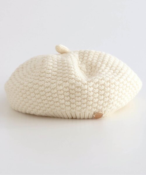 BREEZE（ブリーズ）の「ニットベレー帽（ハンチング/ベレー帽・キッズ・ブラック/アイボリー・50/54/58）」の6枚目の写真