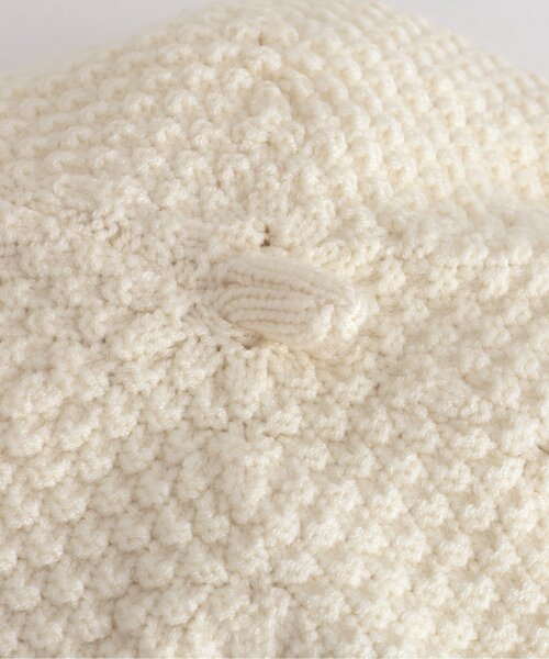 BREEZE（ブリーズ）の「ニットベレー帽（ハンチング/ベレー帽・キッズ・ブラック/アイボリー・50/54/58）」の16枚目の写真